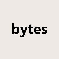 bytes是什么意思