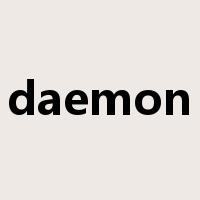 daemon是什么意思