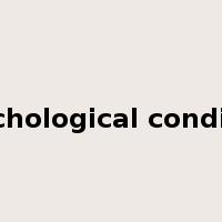 psychological condition是什么意思