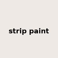 strip paint是什么意思