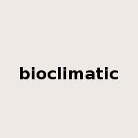 bioclimatic是什么意思