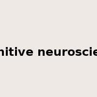 cognitive neuroscience是什么意思