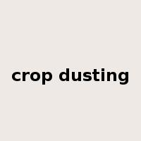 crop dusting是什么意思