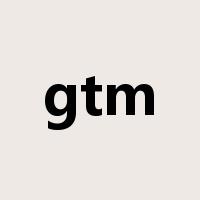 gtm是什么意思