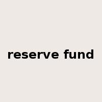 reserve fund是什么意思