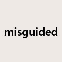 misguided是什么意思