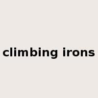 climbing irons是什么意思