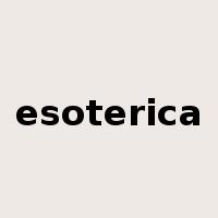 esoterica是什么意思