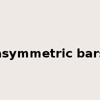 asymmetric bars是什么意思