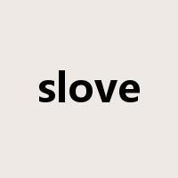 slove是什么意思