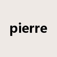 pierre是什么意思