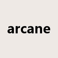 arcane是什么意思