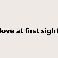 love at first sight是什么意思