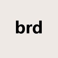 brd是什么意思