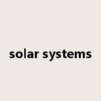 solar systems是什么意思