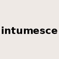 intumesce是什么意思