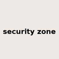 security zone是什么意思