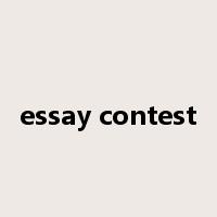 essay contest是什么意思