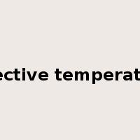 effective temperature是什么意思