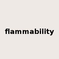 flammability是什么意思