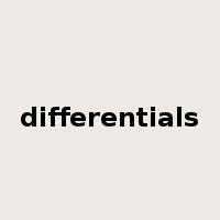 differentials是什么意思