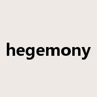 hegemony是什么意思