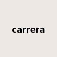 carrera是什么意思