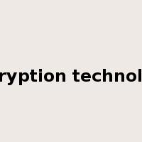 encryption technology是什么意思