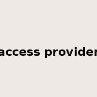 access provider是什么意思