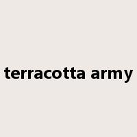 terracotta army是什么意思