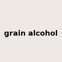 grain alcohol是什么意思