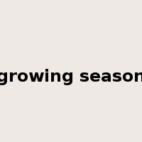 growing season是什么意思