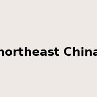 northeast China是什么意思
