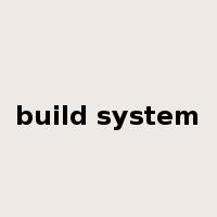 build system是什么意思