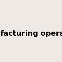 manufacturing operations是什么意思