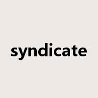 syndicate是什么意思