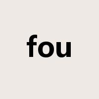 fou是什么意思
