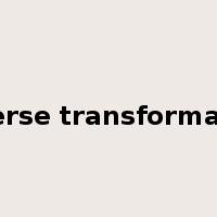 reverse transformation是什么意思