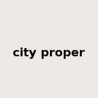city proper是什么意思