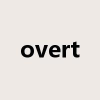 overt是什么意思