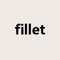 fillet是什么意思