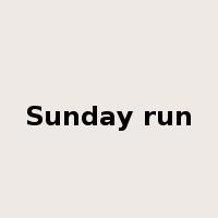 Sunday run是什么意思