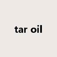 tar oil是什么意思