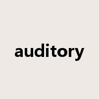 auditory是什么意思