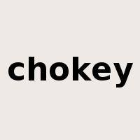 chokey是什么意思