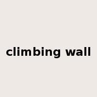 climbing wall是什么意思