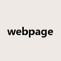 webpage是什么意思