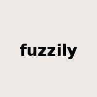 fuzzily是什么意思