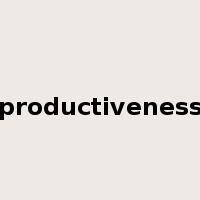 productiveness是什么意思