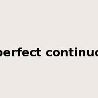 present perfect continuous tense是什么意思